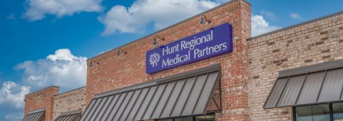Hunt Regional Medical Partners Caddo Mills building sign